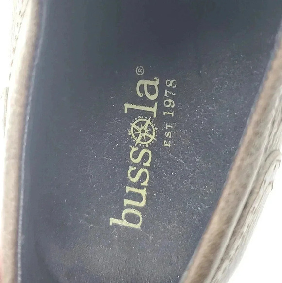 Bussola Liverpool Libby Oxford Shoes Khaki Womens Size 36 US 5.5 Slip On Loafers - Picture 8 of 11